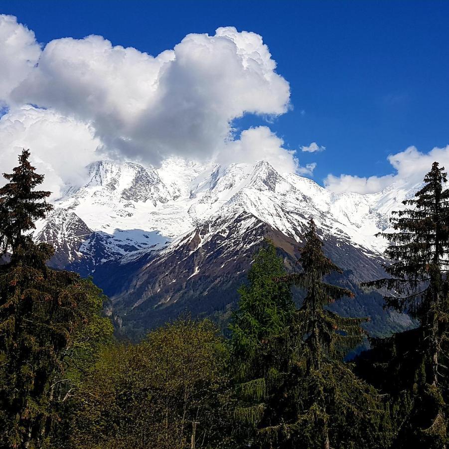 Appartement Saint Gervais Les Bains Vue Imprenable Mont Blanc エクステリア 写真