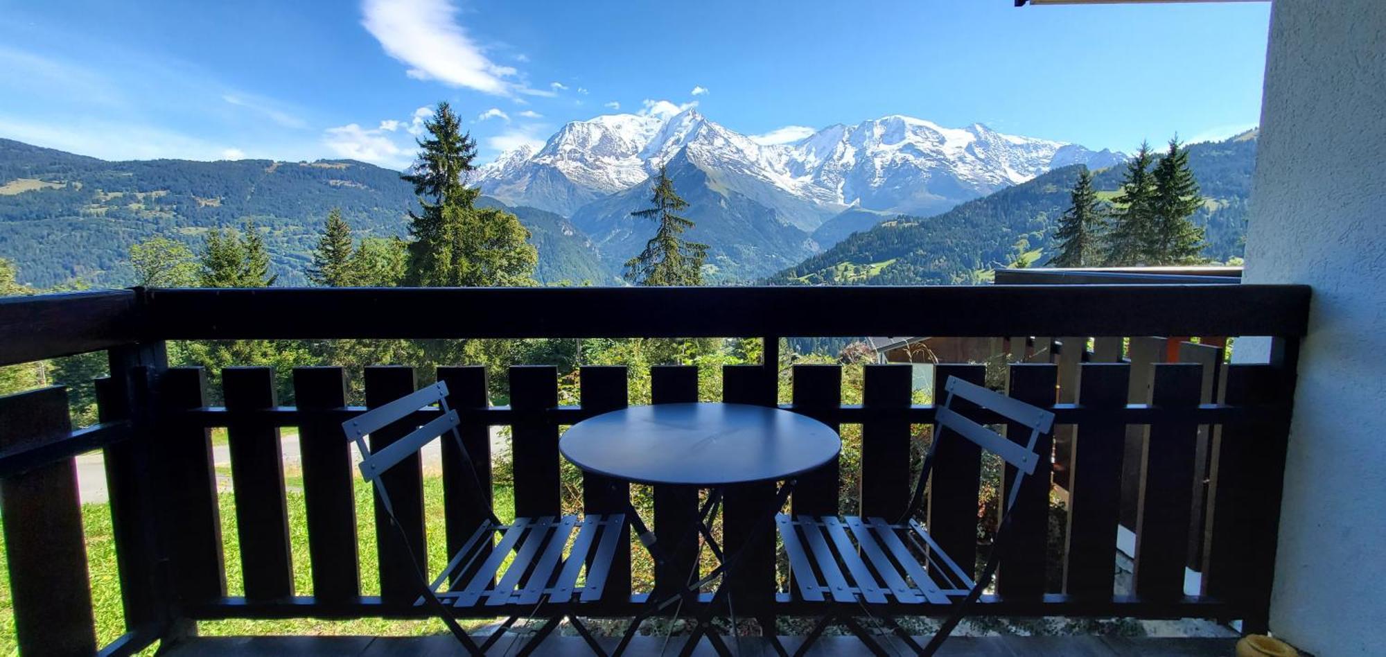 Appartement Saint Gervais Les Bains Vue Imprenable Mont Blanc エクステリア 写真